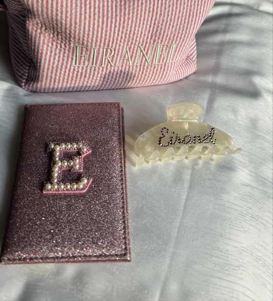 Custom Handmade Double-sided Rhinestone Hair Clip
