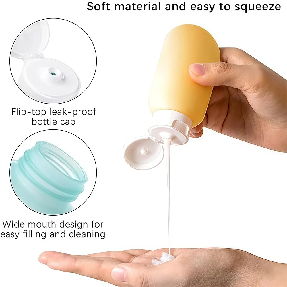 Travel toiletries container set