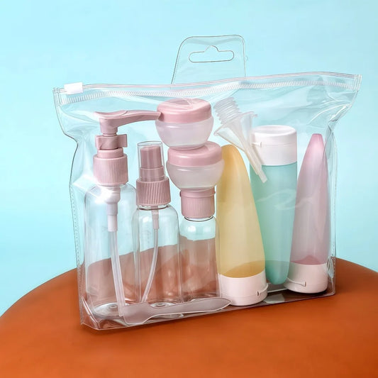 Travel toiletries container set