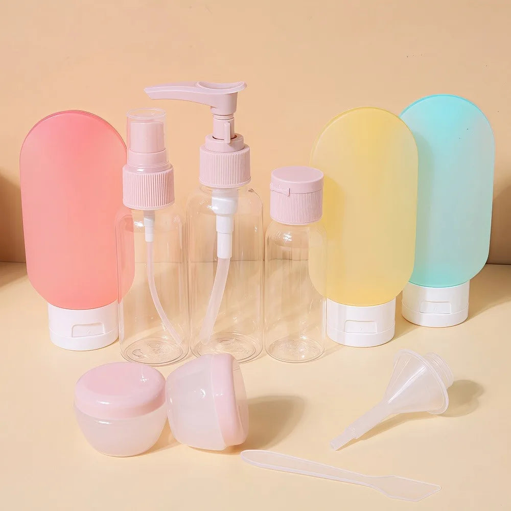 Travel toiletries container set