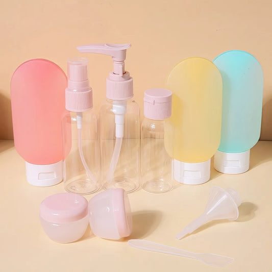 Travel toiletries container set