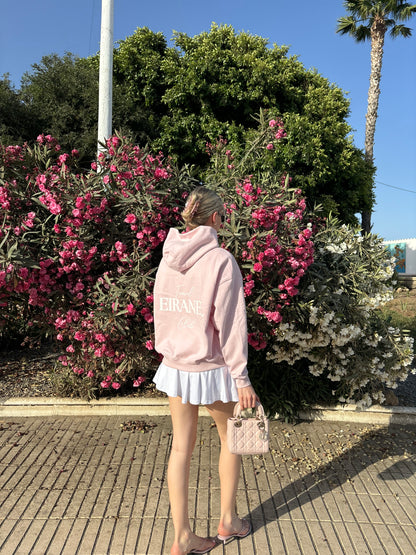 Eiranel Travel Club Hoodie Pink