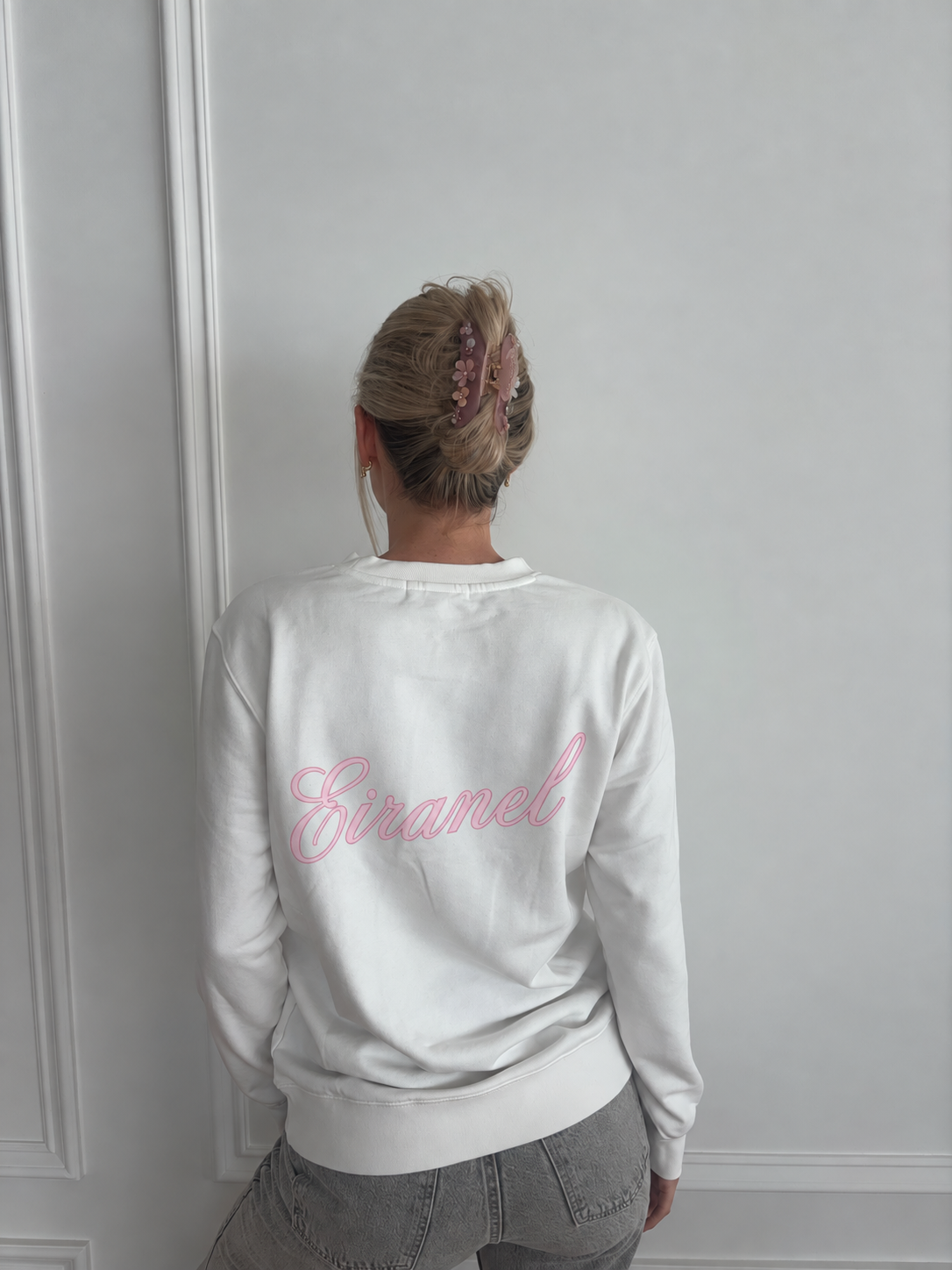 Eiranel Signature Crewneck White